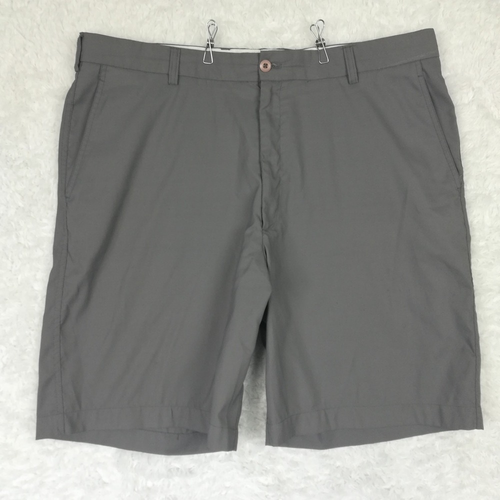 Snake Eyes Mens Shorts Golf Performance Gray Flat Front Players 42